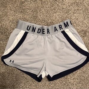 Under Armour Women's Gray and navy Shorts